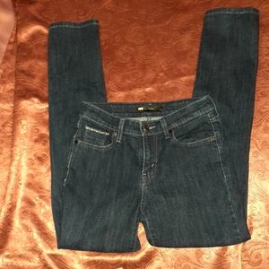 LEVIS Mid Rise Skinny Size 6M W28 × L32 Dark Wash